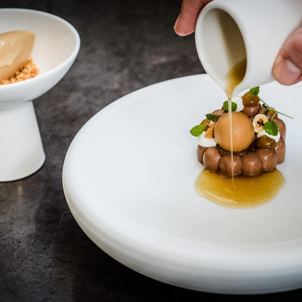 Fijn gerecht bij Restaurant Ledeboer